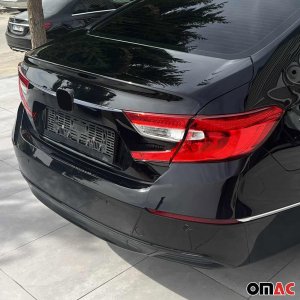 Honda Accord Tailgate Handle Cover - Upper Numberplate - Omac - Gloss Silver - '18-'22